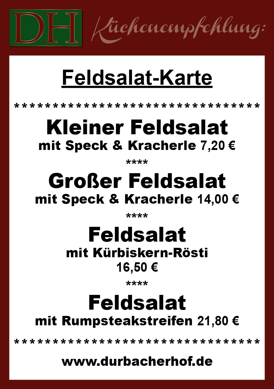 Feldsalat-Karte